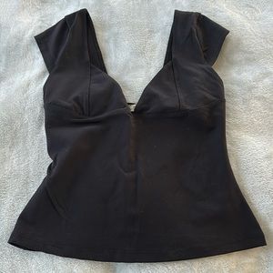 Free People Duo Corset Cami Black